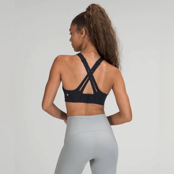 Lululemon AirSupport Bra High Support Size 34D in Black - Picture 2 of 9